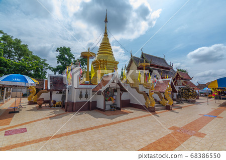 Big Buddha at  Wat Phra That Doi Kham, Chiang Mai, Thailand 68386550