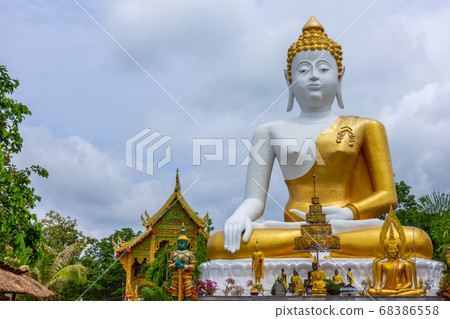 Big Buddha at  Wat Phra That Doi Kham, Chiang Mai, Thailand 68386558