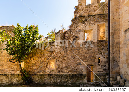 View of the abandoned abbey of Santa Maria de Rioseco. View of the abandoned abbey of Santa Maria de Rioseco. 68388367