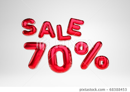 Sale banner 3D Background Ballon Concept Design. Sale banner 3D Background Ballon Concept Design. 68388453