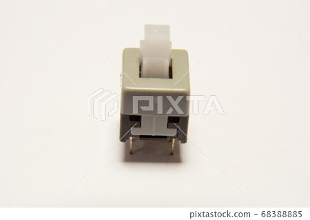 Top view of a push button, commonly used with arduino 68388885