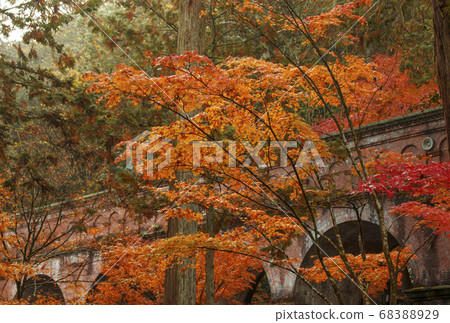 京都紅葉著名景點南禪寺水道閣的秋葉 京都紅葉著名景點南禪寺水道閣的秋葉 68388929