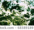 Water surface of the rough sea photographed from the ship 68389189