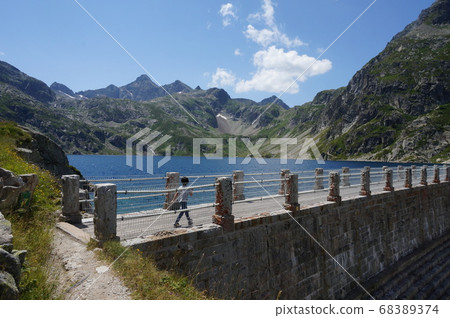 Bridge over Lake Altost Bridge over Lake Altost 68389374