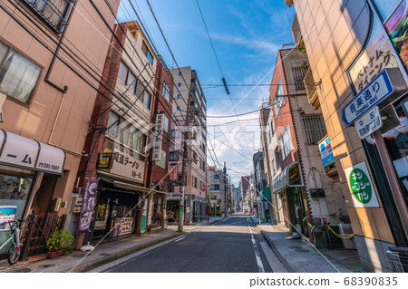 View of Yokohama cityscape in Japan 68390835
