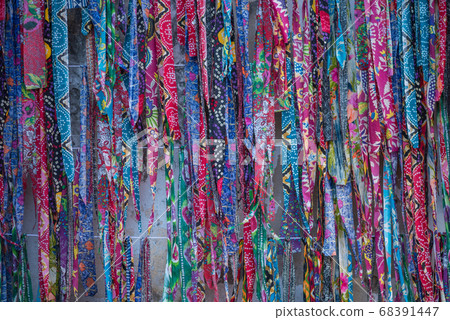 Pattern of Rag fabric background 68391447