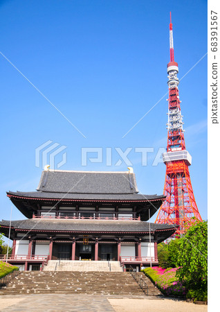 Zojoji and Tokyo Tower 68391567