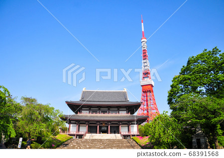 Zojoji and Tokyo Tower 68391568