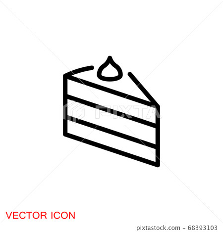 Confectionery icon, premium vector illustration of 68393103