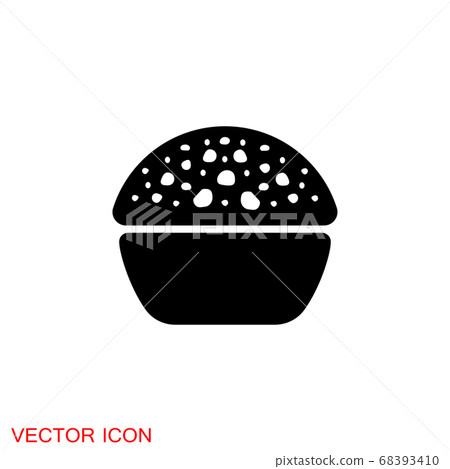 Brigadeiro icon vector. Brazilian sweet brigadier Brigadeiro icon vector. Brazilian sweet brigadier 68393410