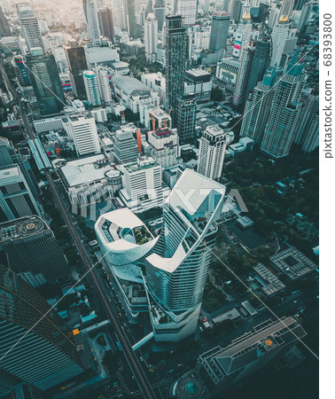 Petchaburi and Central Embassy Aerial views in Ploenchit, Bangkok, Thailand Petchaburi and Central Embassy Aerial views in Ploenchit, Bangkok, Thailand 68393800