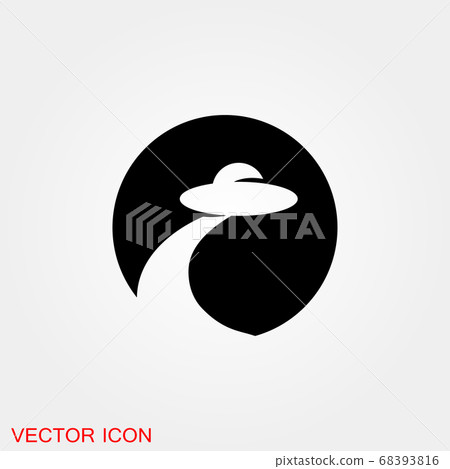 UFO alien saucer - unidentified flying object line 68393816