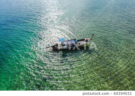 Aerial view of Koh Phak Bia, island in the Andaman Sea between Phuket and Krabi Thailand Aerial view of Koh Phak Bia, island in the Andaman Sea between Phuket and Krabi Thailand 68394032