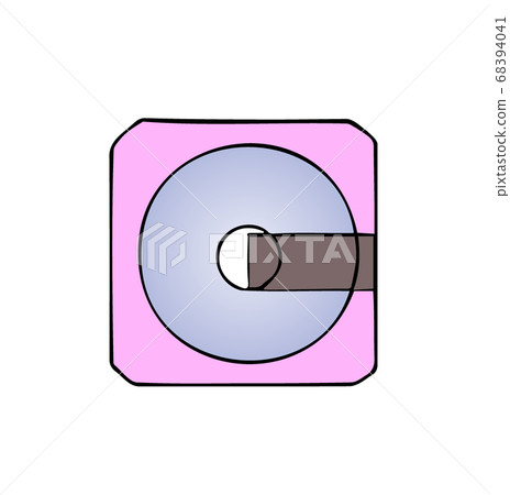 Illustration of a simple MD disc 68394041