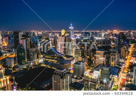 Petchaburi and Central Embassy Aerial views in Ploenchit, Bangkok, Thailand Petchaburi and Central Embassy Aerial views in Ploenchit, Bangkok, Thailand 68394628