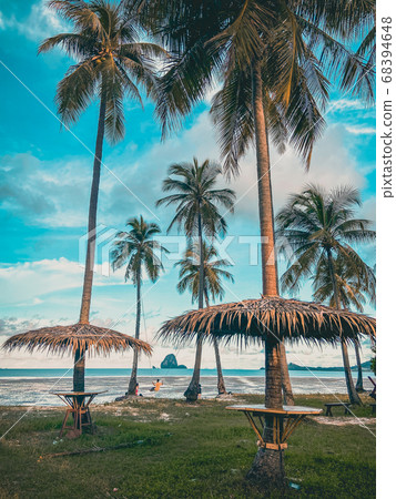 Laem Had paradise Beach in Koh Yao Yai, island in the andaman sea between Phuket and Krabi Thailand 68394648