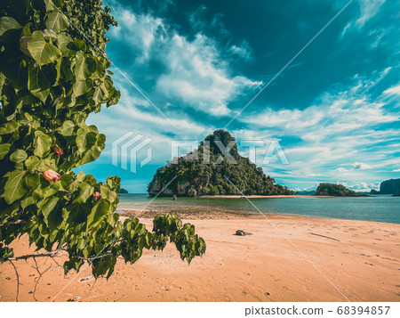 Koh Phak Bia paradise beach, island in the Andaman Sea between Phuket and Krabi Thailand Koh Phak Bia paradise beach, island in the Andaman Sea between Phuket and Krabi Thailand 68394857