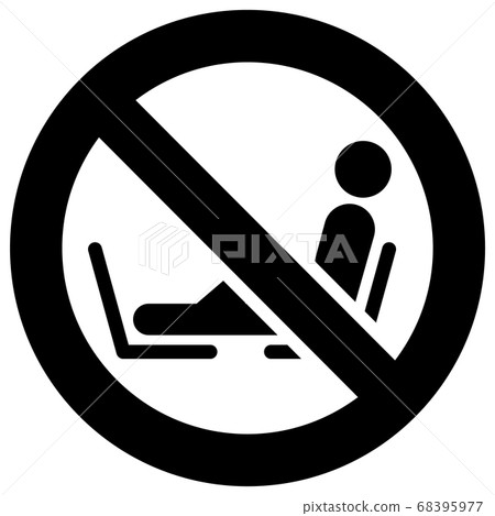 Do not put your feet on the seat forbidden sign, Do not put your feet on the seat forbidden sign, 68395977