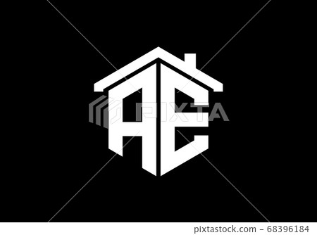 Initial Monogram Letter A E Logo Design Vector... - Stock Illustration ...
