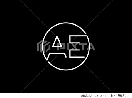 Initial Monogram Letter A E Logo Design Vector Template. A E Letter Logo Design Initial Monogram Letter A E Logo Design Vector Template. A E Letter Logo Design 68396203
