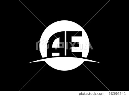 Initial Monogram Letter A E Logo Design Vector... - Stock Illustration ...