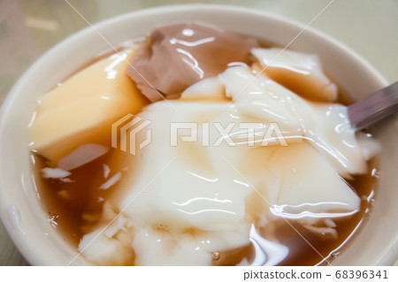 taiwanese traditional snack of tofu pudding taiwanese traditional snack of tofu pudding 68396341