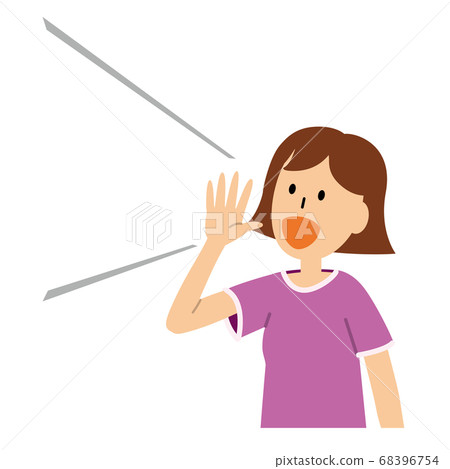 Diagonally speaking woman Diagonally speaking woman 68396754
