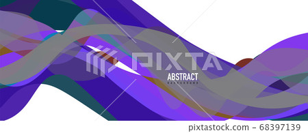 Fluid wave colorful abstract background. Dynamic colorful vibrant vector design Fluid wave colorful abstract background. Dynamic colorful vibrant vector design 68397139
