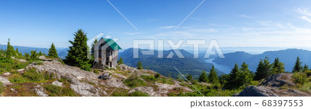 Panoramic View of Tin Hat Cabin Panoramic View of Tin Hat Cabin 68397553