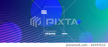 Dark Dynamic Wave. Flow Abstract Layout. Vector - Stock Illustration ...