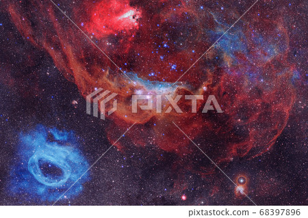Cluster of stars. Nebula. Elements of this image furnished by NASA Cluster of stars. Nebula. Elements of this image furnished by NASA 68397896