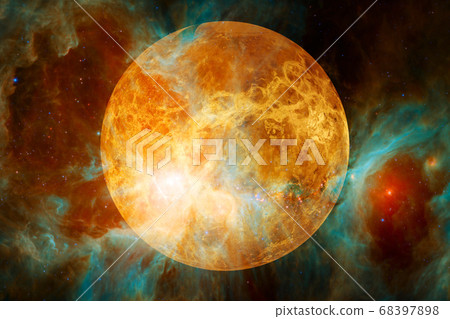 Planet Venus. Solar system. Elements of this image furnished by NASA Planet Venus. Solar system. Elements of this image furnished by NASA 68397898