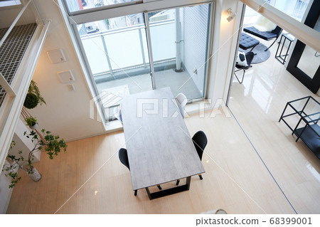 Living room seen from the top Living room seen from the top 68399001