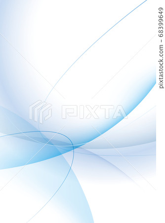 Transparent blue curve gradient background illustration Transparent blue curve gradient background illustration 68399649