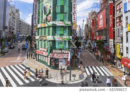 Urban landscape Shinjuku Station southeast exit cityscape Shinjuku-ku, Tokyo Urban landscape Shinjuku Station southeast exit cityscape Shinjuku-ku, Tokyo 68399657