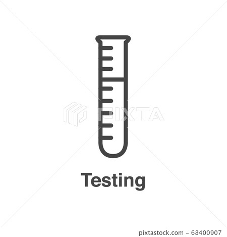 Blood testing and work icon showing one aspect of Blood testing and work icon showing one aspect of 68400907