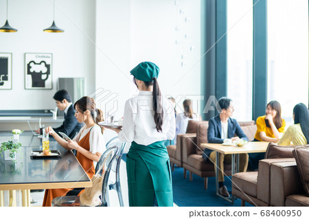 咖啡廳內部視圖 68400950