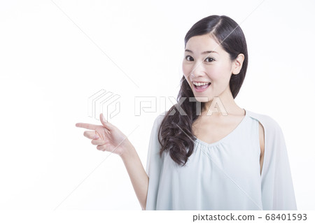 女人指著 女人指著 68401593