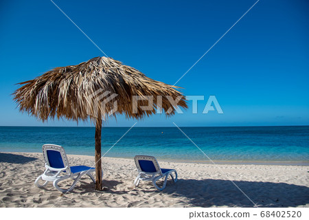 The sandy beaches of Ancon Beach near Trinidad, Cuba The sandy beaches of Ancon Beach near Trinidad, Cuba 68402520