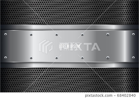 Gray metallic background Gray metallic background 68402840