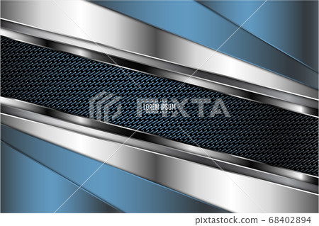 Blue metallic background Blue metallic background 68402894