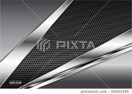 Gray metallic background 68402898