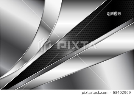 Gray metallic background Gray metallic background 68402969