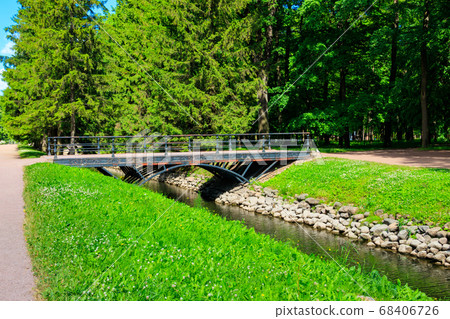 Metal bridge across Fish channel Metal bridge across Fish channel 68406726