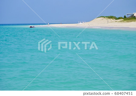 宮古島的Yonaha Maehama的沖繩海 68407451