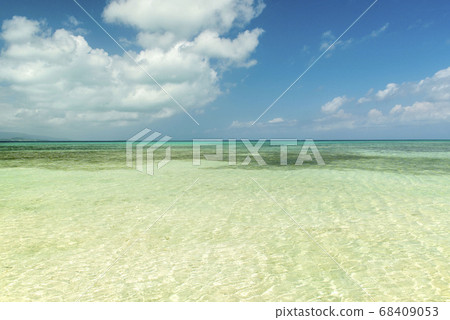 沖繩縣竹富島的Condoi海灘 沖繩縣竹富島的Condoi海灘 68409053