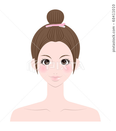 劉海的女人的臉 劉海的女人的臉 68411010