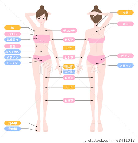 脫毛區全身女性內穿 68411018