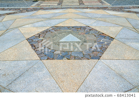 Hexagram of Kurama Temple in Kyoto Hexagram of Kurama Temple in Kyoto 68413041