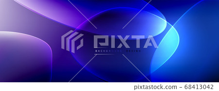 Vector abstract background - liquid bubble shapes on fluid gradient with shadows and light effects. Shiny design template for text Vector abstract background - liquid bubble shapes on fluid gradient with shadows and light effects. Shiny design template for text 68413042